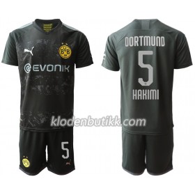 Borussia Dortmund HAKIMI 5 Barn Bortedraktsett 2019-2020 Kortermet (+ Korte bukser)